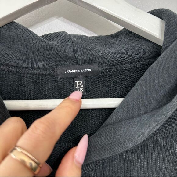 R13 Elvis Flag Logo Oversized Hoodie - Picture 6 of 10